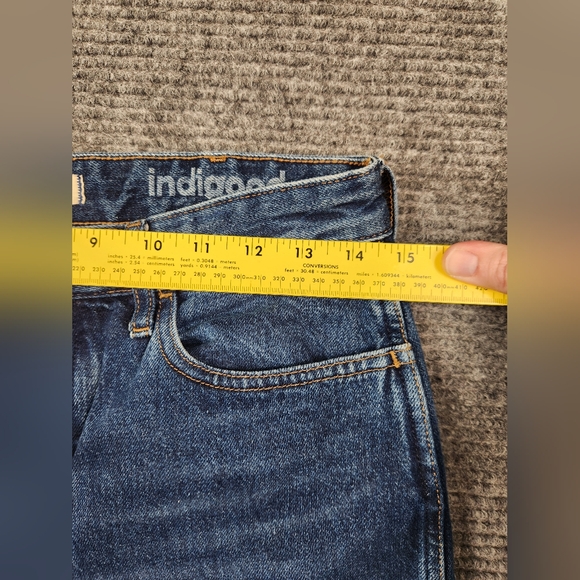 Wrangler Wanderer Flare Jeans Womens Sz 29x34 Blue High Rise Indigood Western - Picture 13 of 16